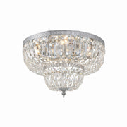 Crystorama - 718-CH-CL-MWP - Four Light Flush Mount - Ceiling Mount - Polished Chrome