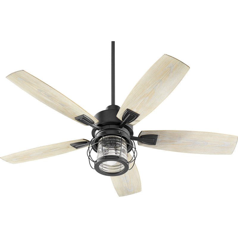Quorum - 13525-69 - 52"Patio Fan - Galveston - Textured Black