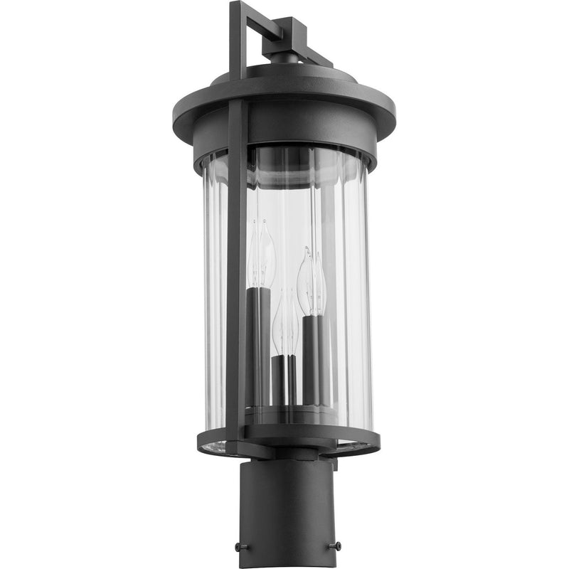 Quorum - 7217-3-69 - Three Light Post Mount - Dimas - Textured Black