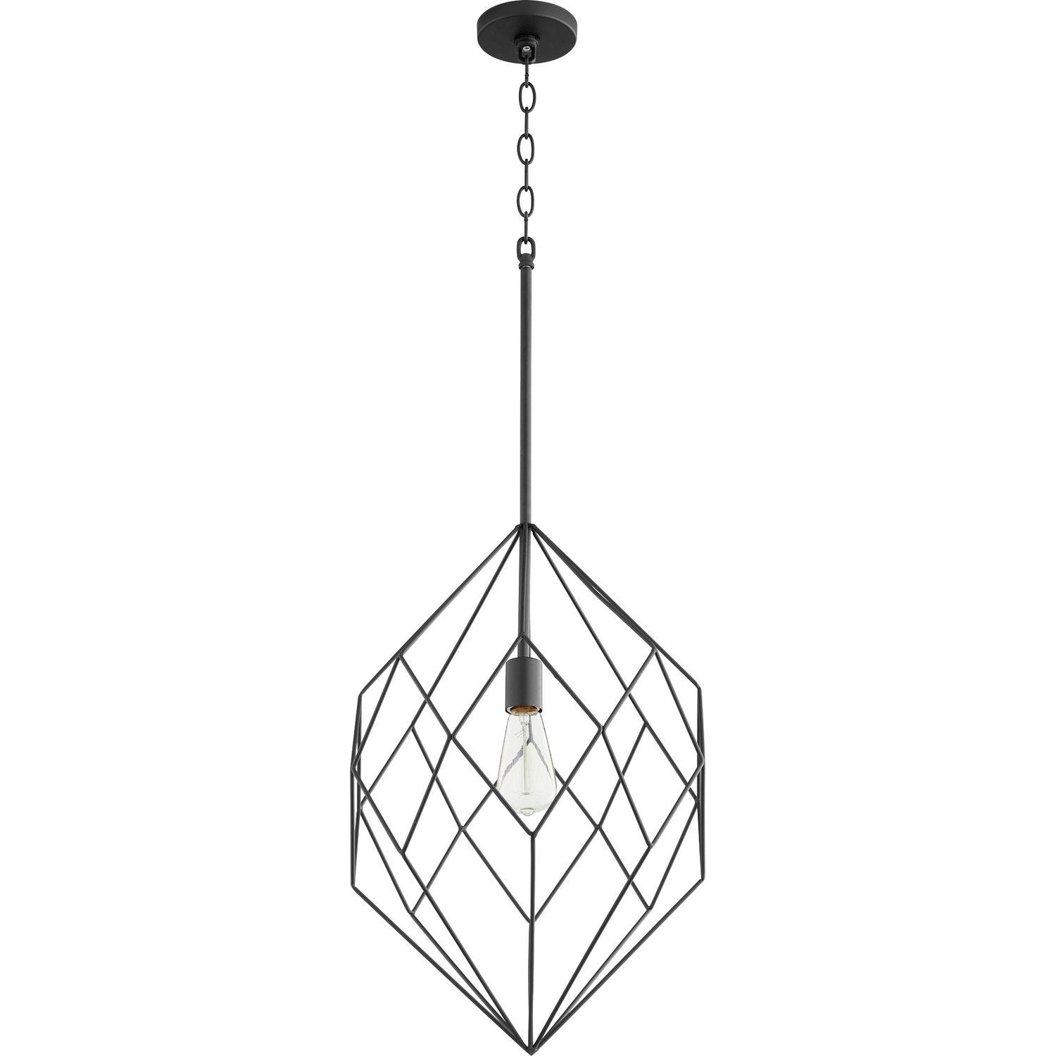 Quorum - 8005-69 - One Light Pendant - Textured Black