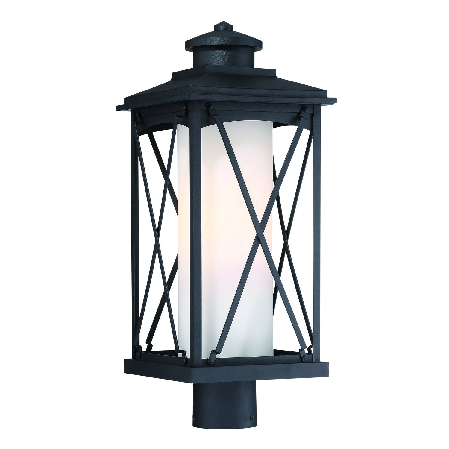 Minka-Lavery - 72686-66 - One Light Outdoor Post Mount - Lansdale - Coal