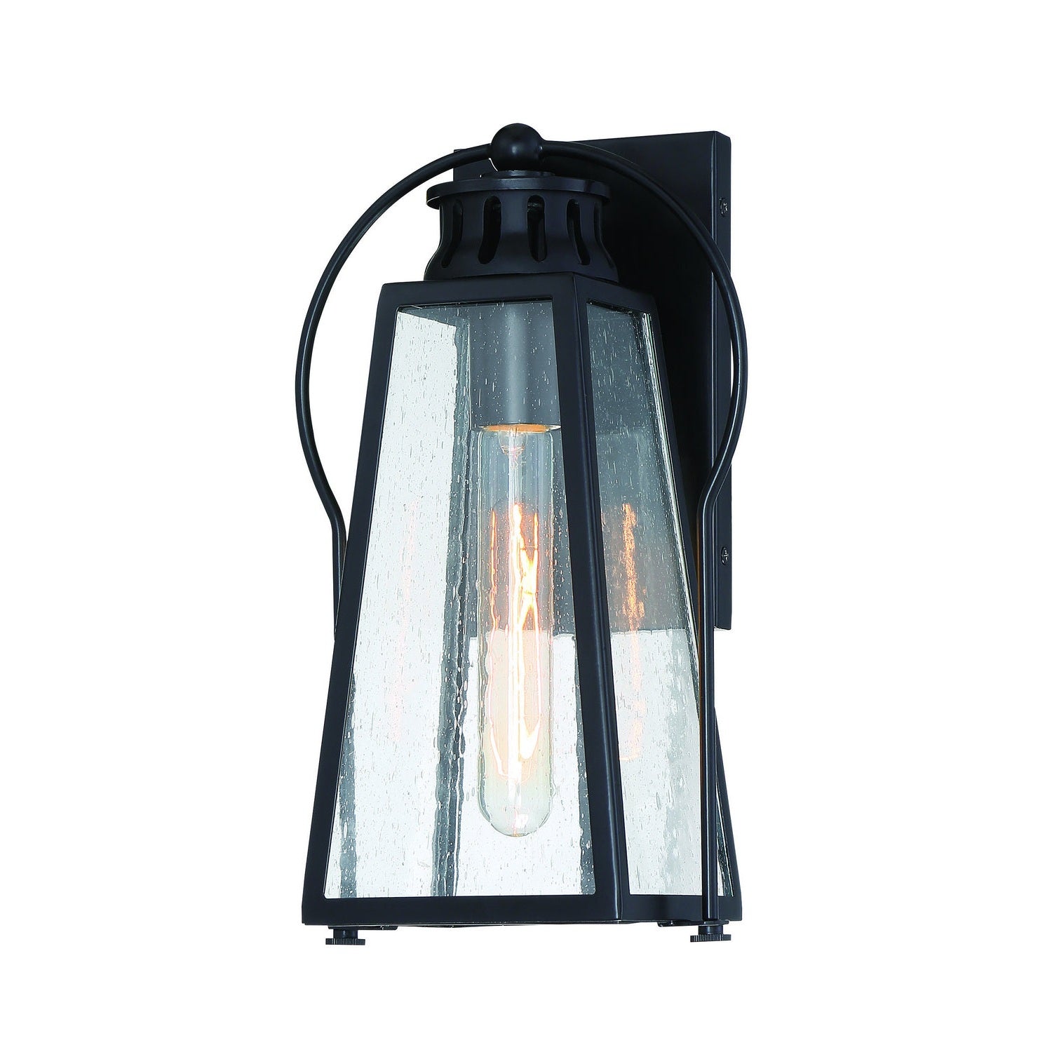 Minka-Lavery - 72701-66A - One Light Outdoor Wall Mount - Halder Bridge - Sand Black
