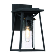 Minka-Lavery - 72712-66G - One Light Outdoor Lantern - Lanister Court - Coal W/Gold