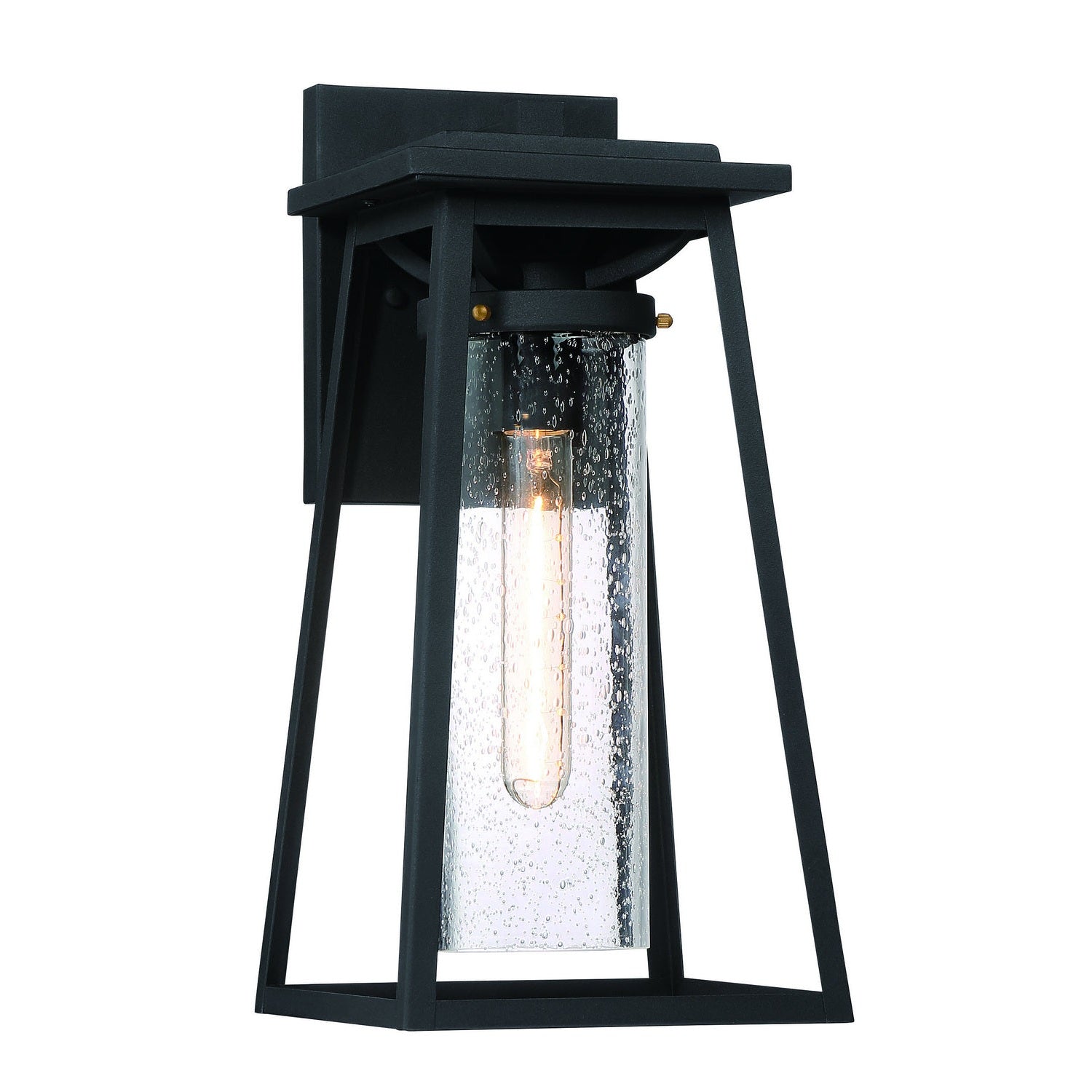 Minka-Lavery - 72713-66G - One Light Outdoor Lantern - Lanister Court - Coal W/Gold