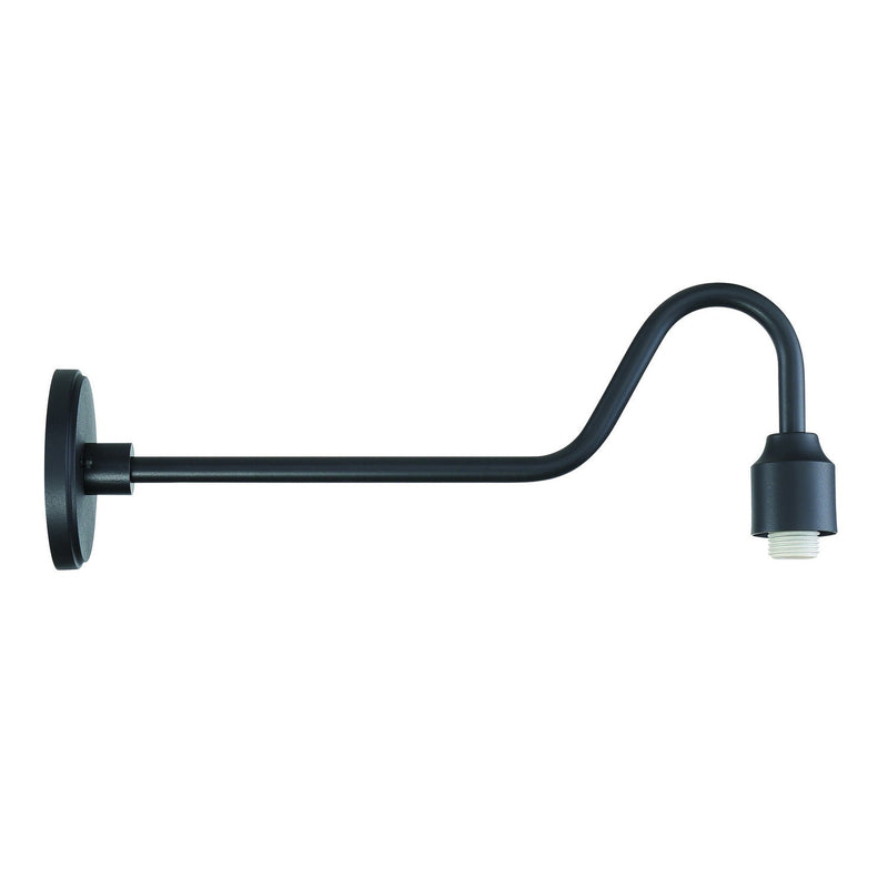 Minka-Lavery - 7971-24A-66 - One Light Outdoor Wall Mount - Rlm Arm - Coal