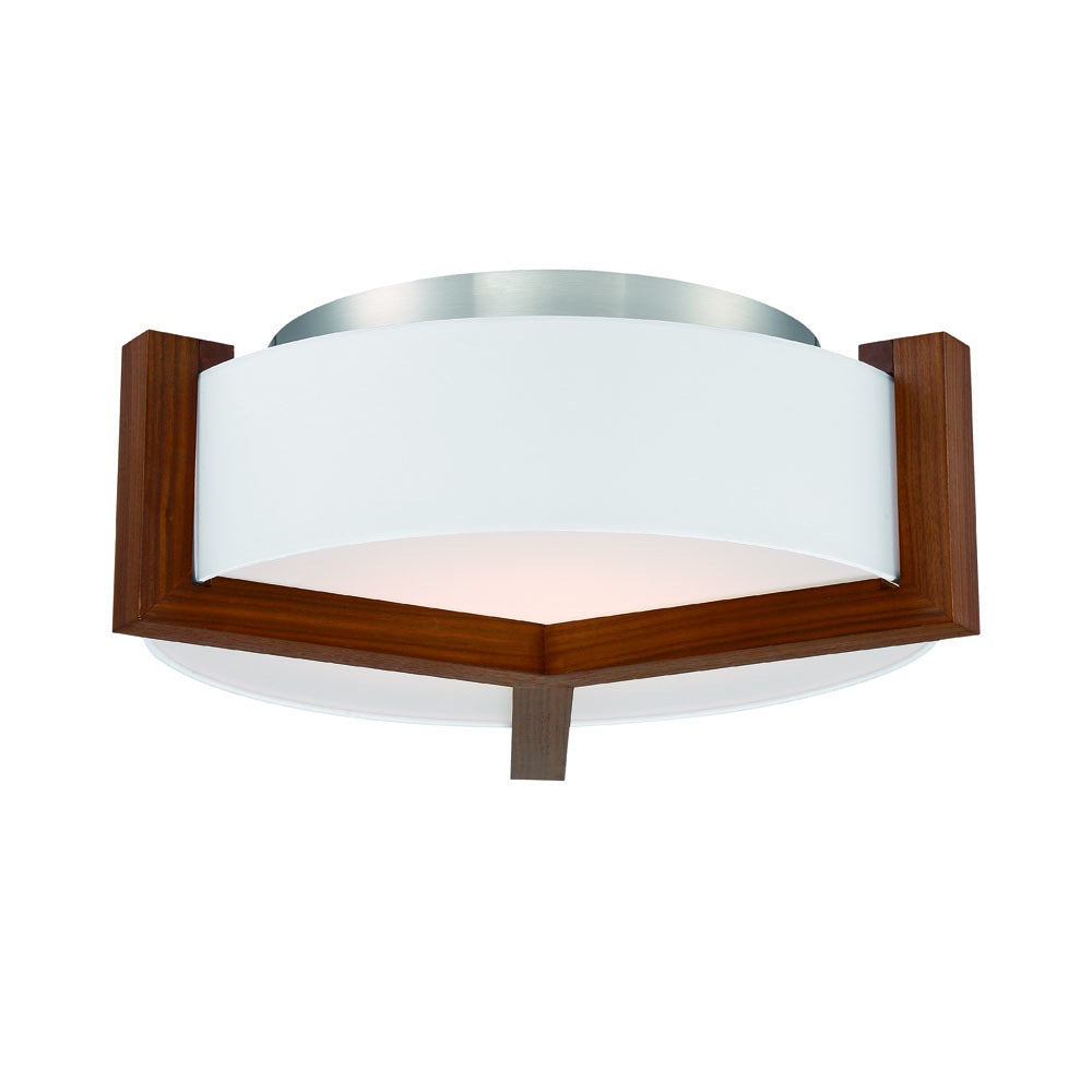 Modern Forms - FM-83922-DW - LED Flush Mount - Segment - Dark Walnut