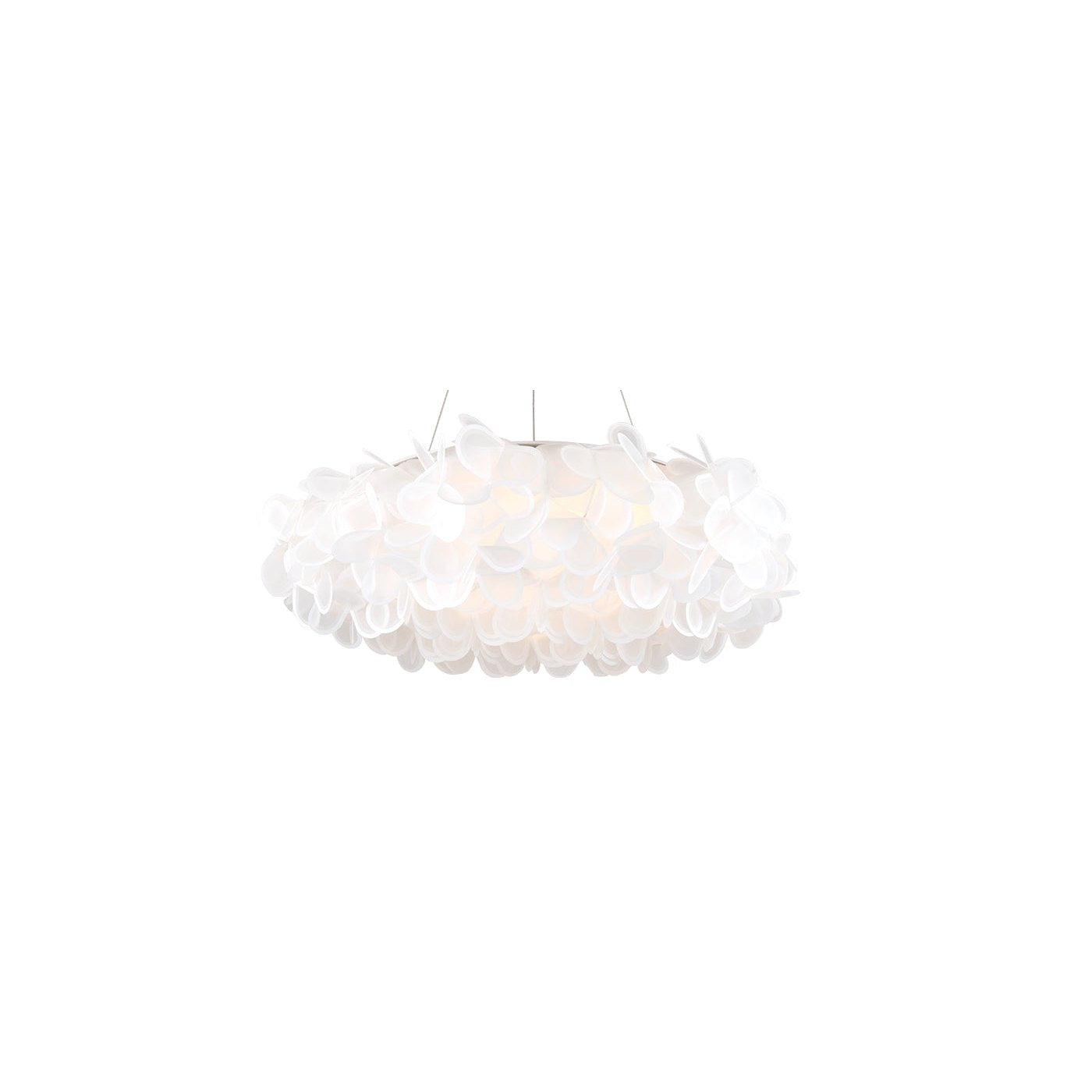 Modern Forms - PD-59922-BN - LED Chandelier - Fluffy - Brushed Nickel