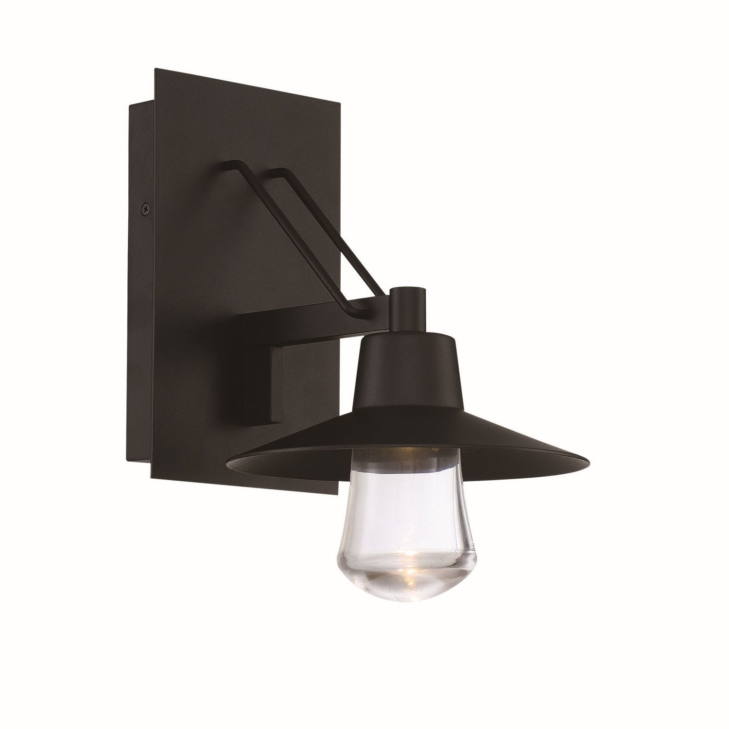 Modern Forms - WS-W1915-BK - LED Outdoor Wall Sconce - Suspense - Black