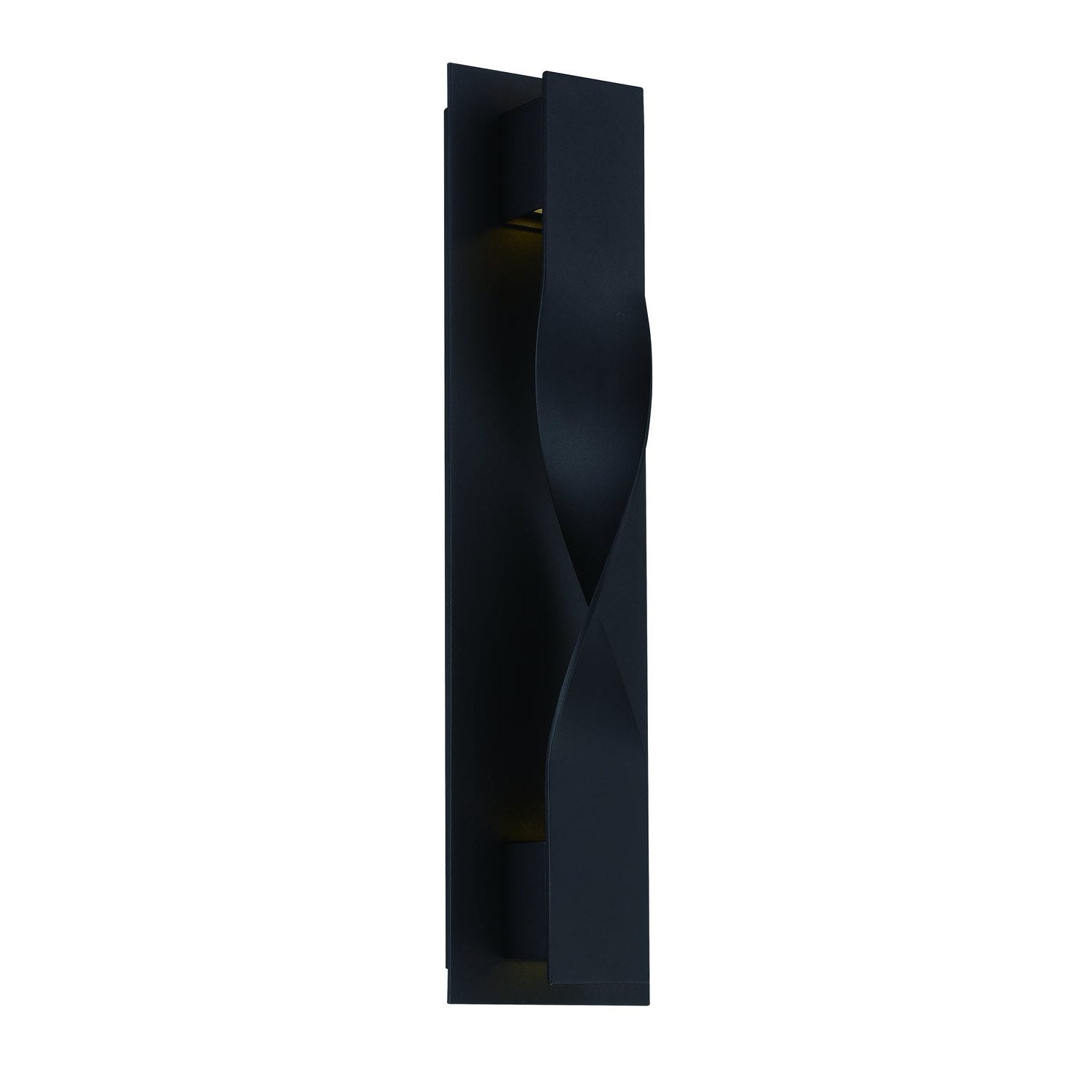 Modern Forms - WS-W5620-BK - LED Outdoor Wall Sconce - Twist - Black