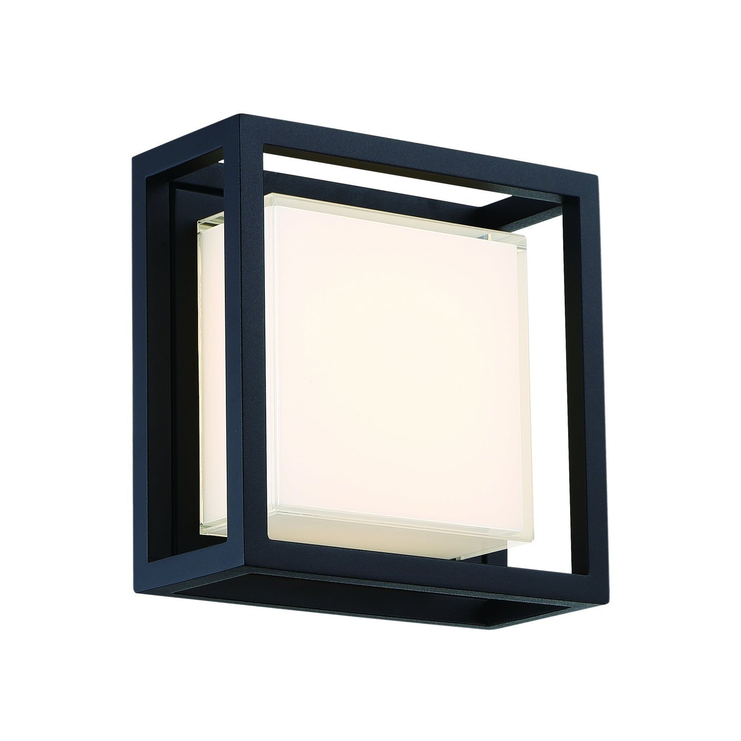 Modern Forms - WS-W73608-BK - LED Outdoor Wall Sconce - Framed - Black