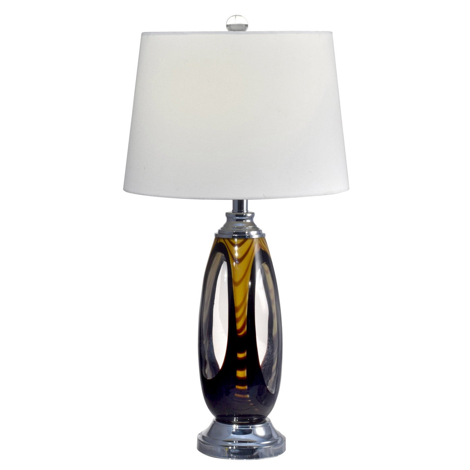 Dale Tiffany - AT17086 - One Light Table Lamp - Polished Chrome