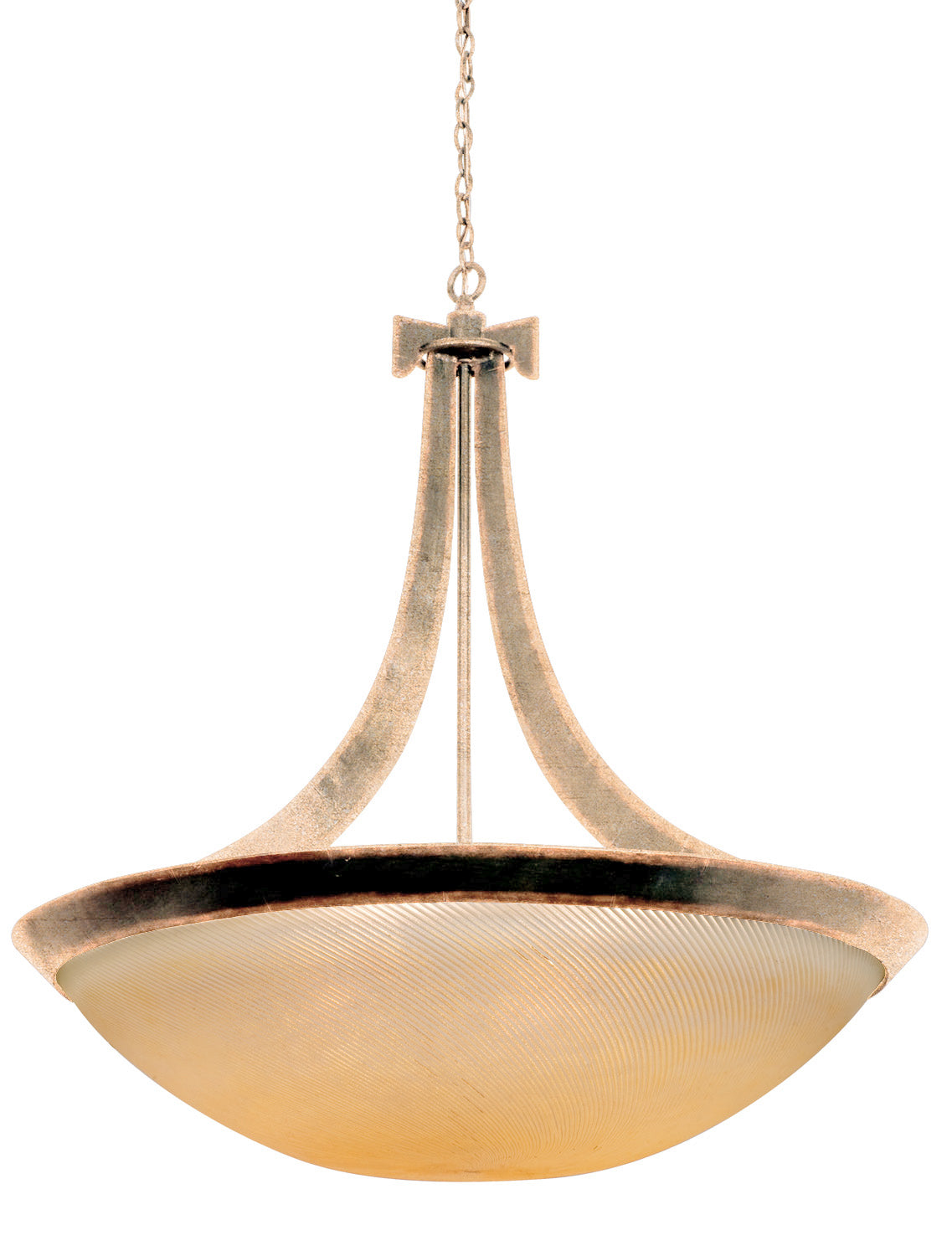Kalco - 4348MG/ANTQ - Six Light Pendant - Copenhagen - Modern Gold