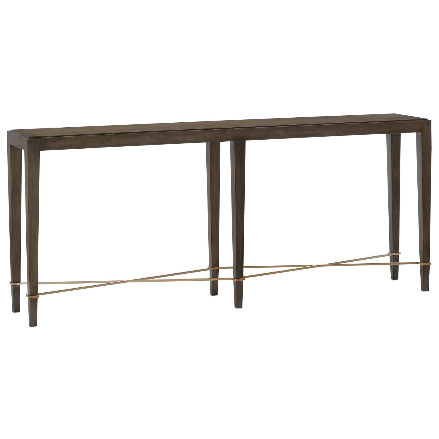 Currey and Company - 3000-0116 - Console Table - Verona Collection - Chanterelle/Champagne