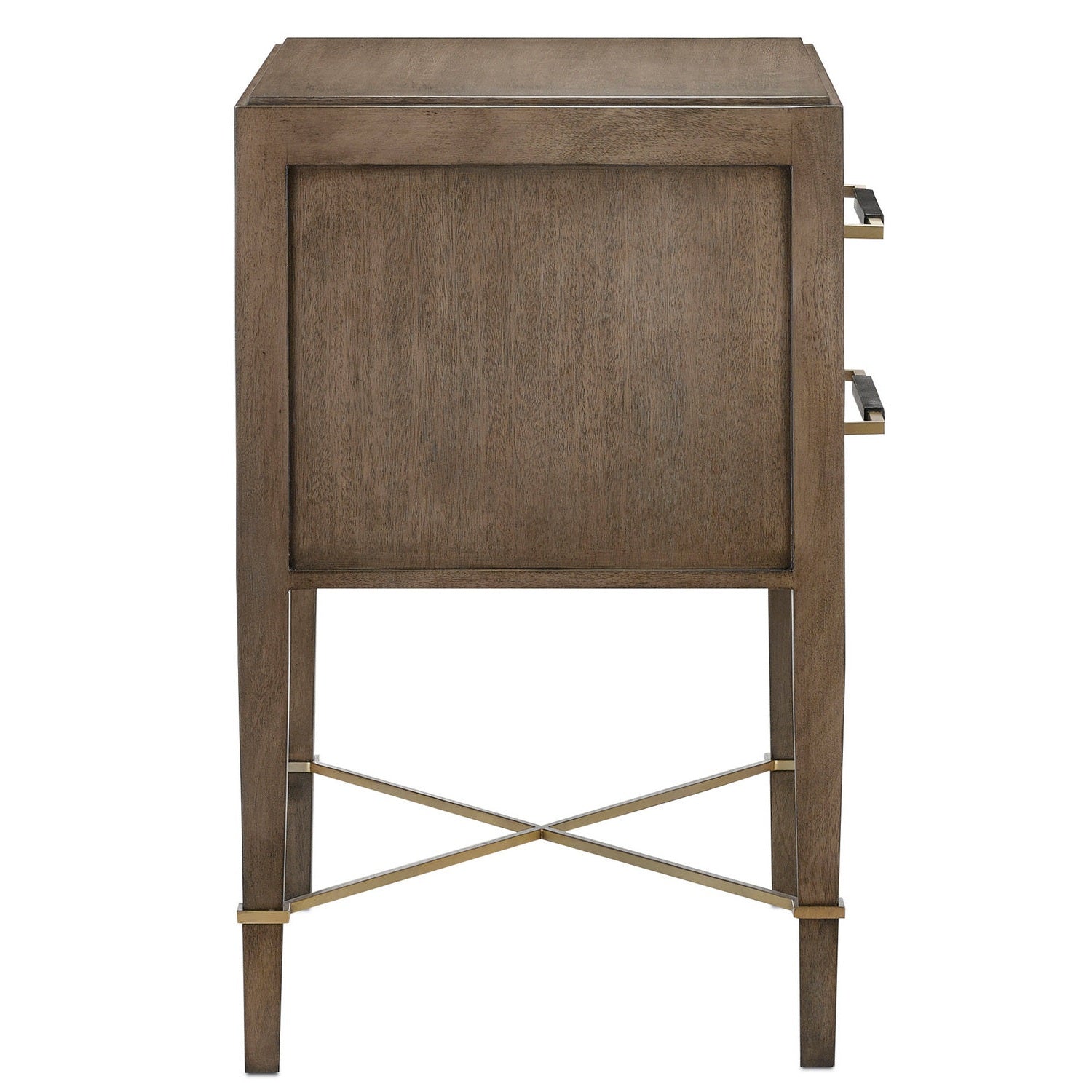 Currey and Company - 3000-0117 - Nightstand - Verona Collection - Chanterelle/Coffee/Champagne