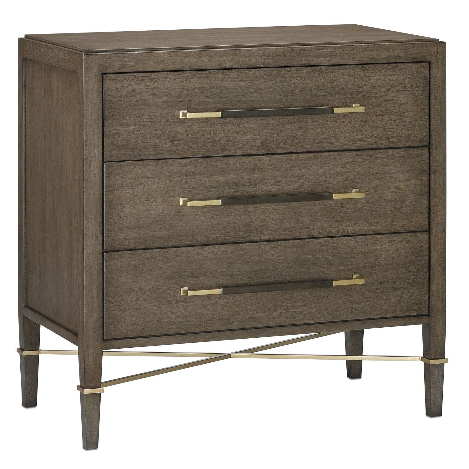 Currey and Company - 3000-0118 - Chest - Verona Collection - Chanterelle/Coffee/Champagne