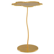 Currey and Company - 4000-0068 - Accent Table - Fleur Collection - Gold Leaf