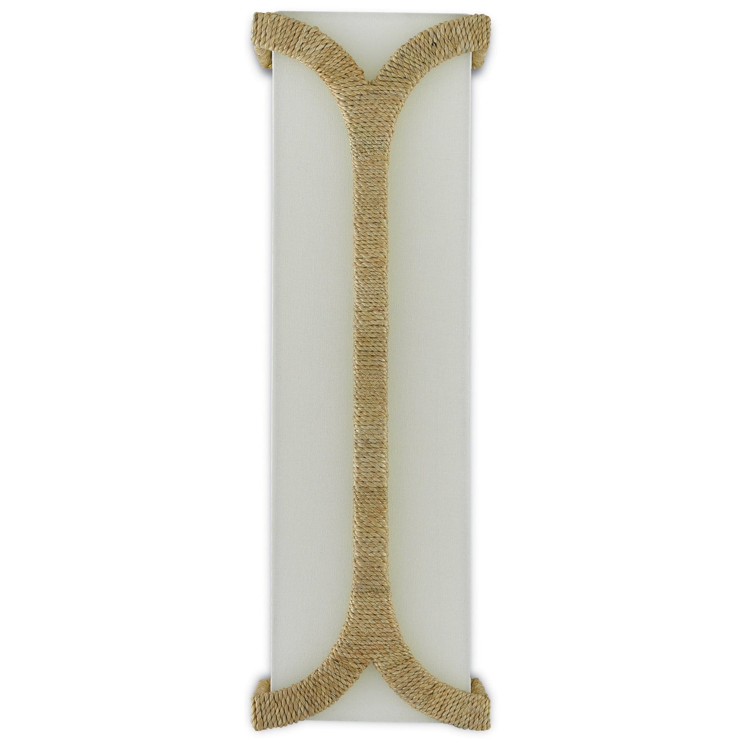 Currey and Company - 5000-0109 - Two Light Wall Sconce - Carthay Natural Wall Sconce - Natural/Dark Contemporary Gold Leaf
