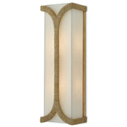 Currey and Company - 5000-0109 - Two Light Wall Sconce - Carthay Natural Wall Sconce - Natural/Dark Contemporary Gold Leaf