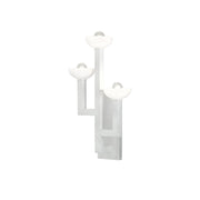 Currey and Company - 5000-0111 - Three Light Wall Sconce - Coupe Collection - White Gesso