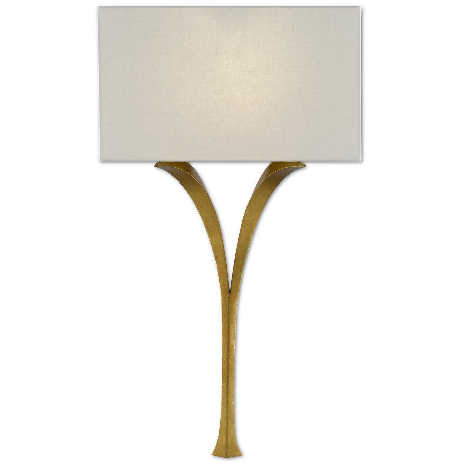 Currey and Company - 5000-0124 - One Light Wall Sconce - Choisy Gold Wall Sconce - Antique Gold Leaf