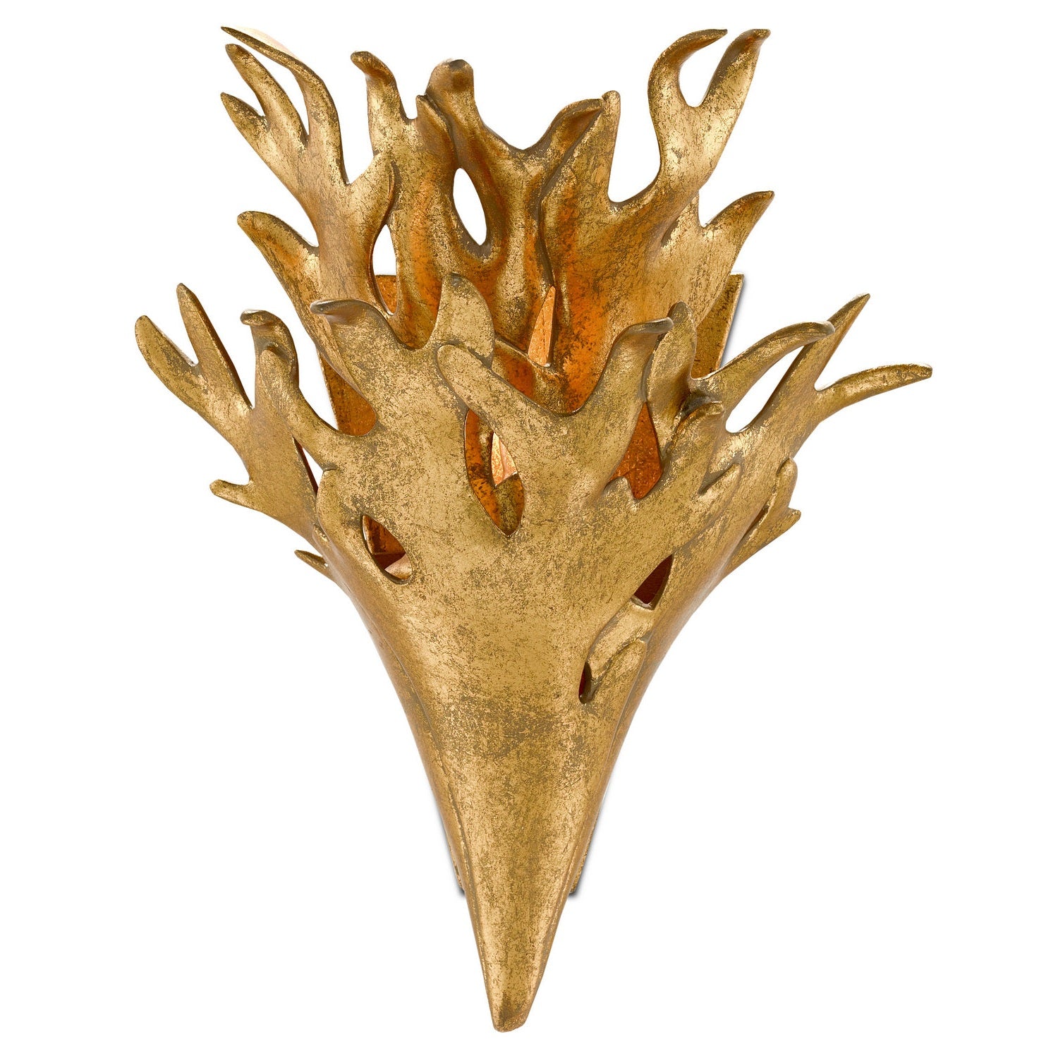 Currey and Company - 5000-0126 - One Light Wall Sconce - Formby Gold Wall Sconce - Gold Leaf