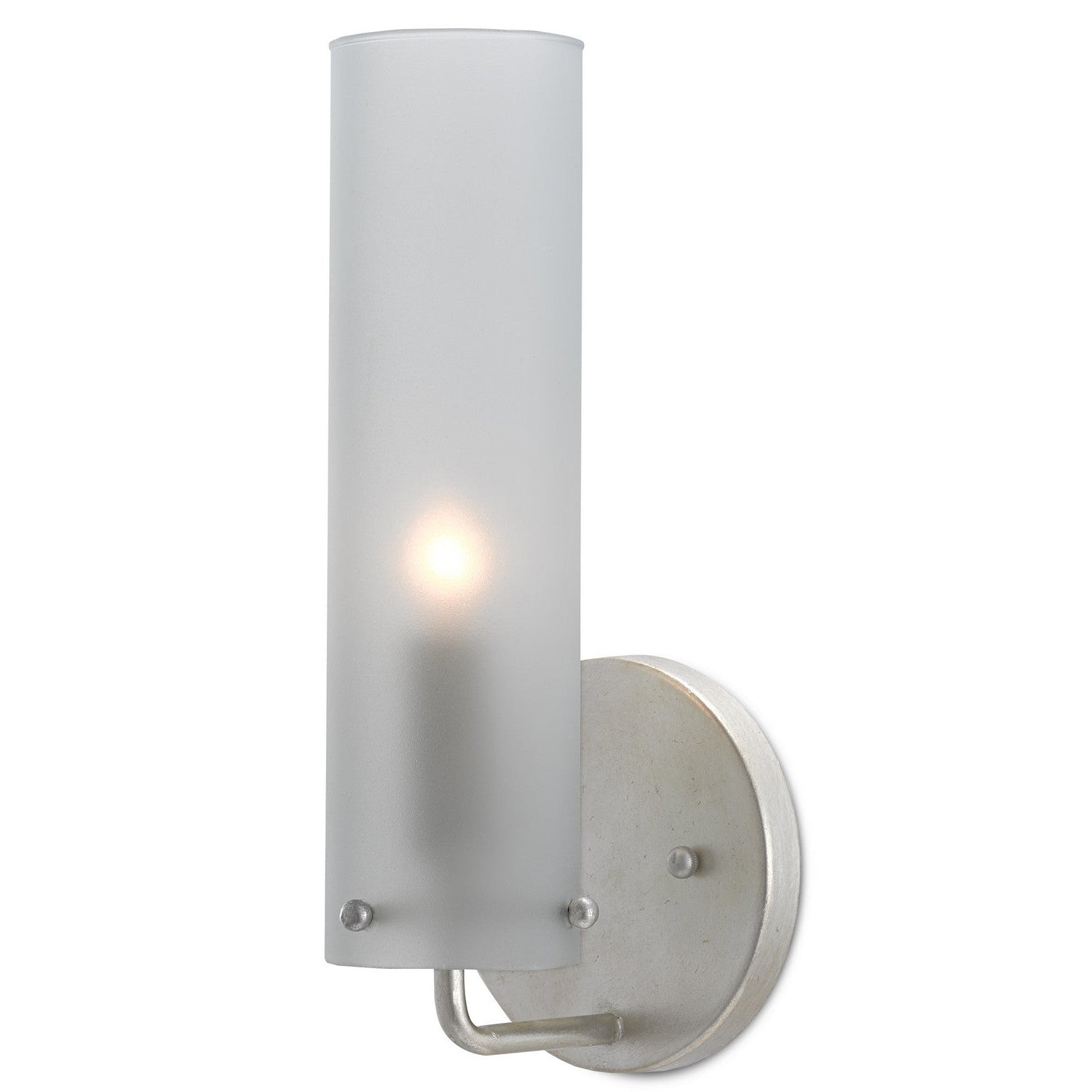 Currey and Company - 5000-0133 - One Light Wall Sconce - Cardin Wall Sconce - Contemporary Silver Leaf