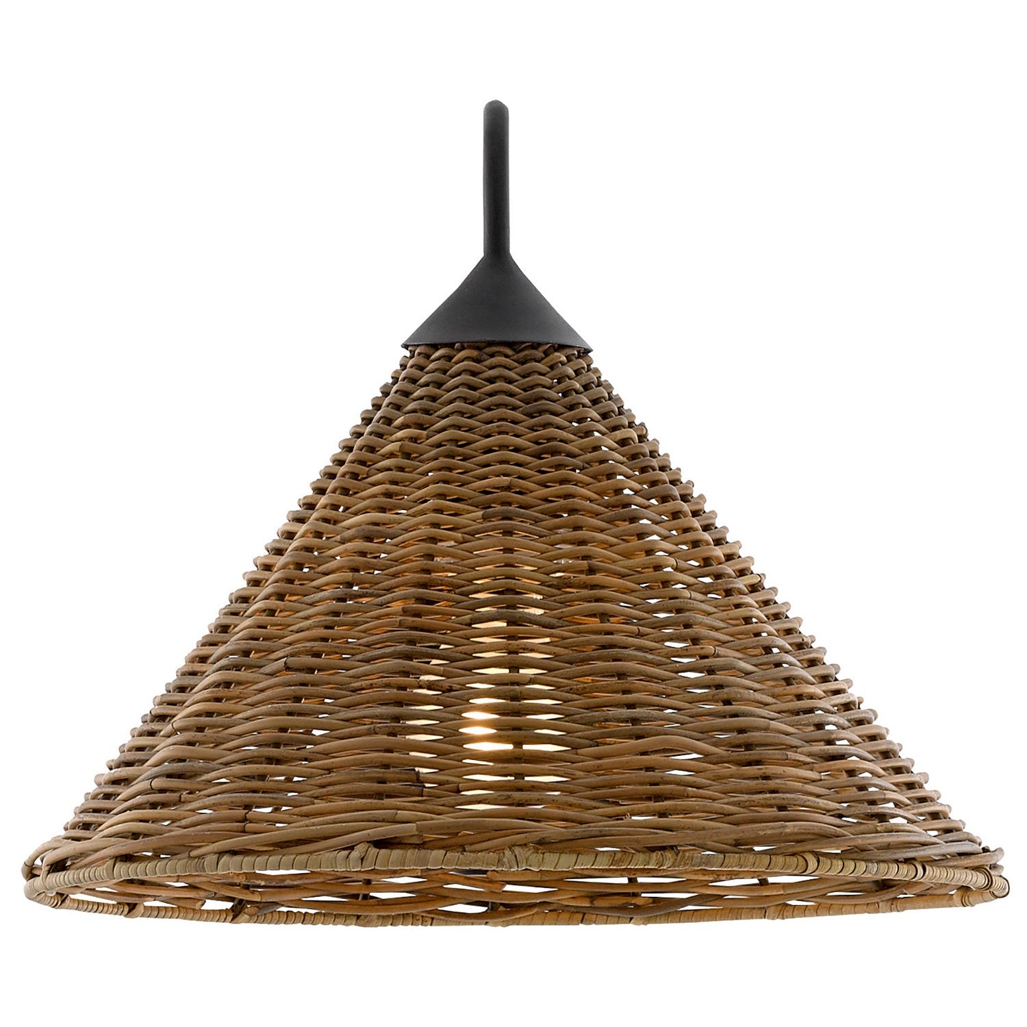 Currey and Company - 5000-0139 - One Light Wall Sconce - Basket Collection - Blacksmith/Natural
