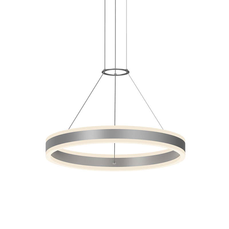 Sonneman - 2303.16 - LED Pendant - Double Corona - Bright Satin Aluminum