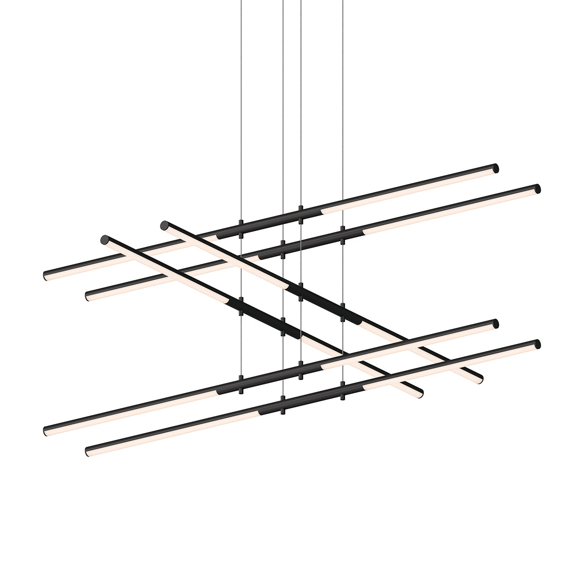 Sonneman - 2803.25 - LED Pendant - Tik-Tak - Satin Black