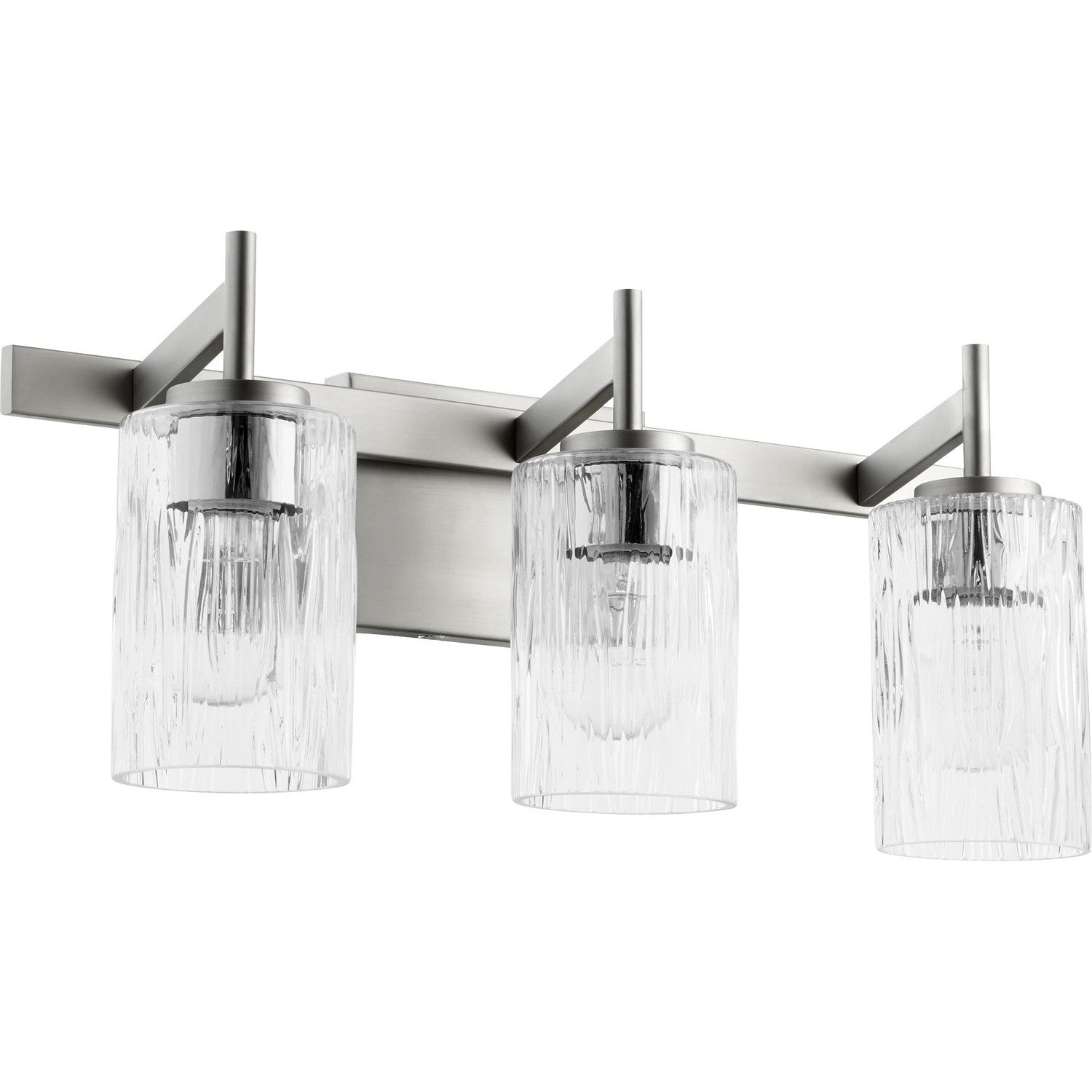 Quorum - 520-3-65 - Three Light Vanity - 520 Lighting Series - Satin Nickel