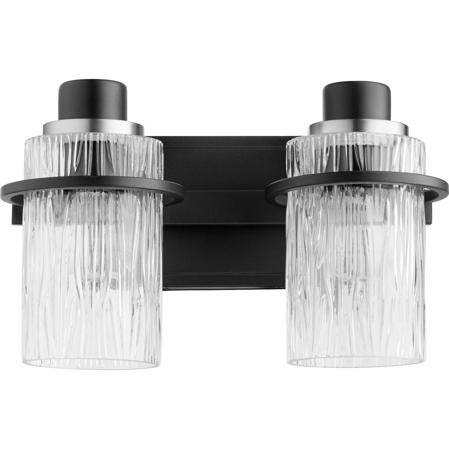 Quorum - 527-2-69 - Two Light Vanity - Lazo - Textured Black