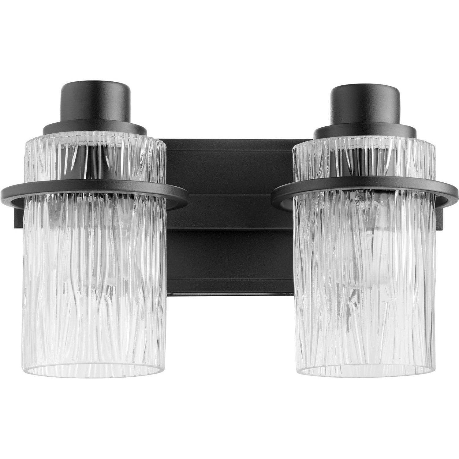 Quorum - 527-2-69 - Two Light Vanity - Lazo - Textured Black