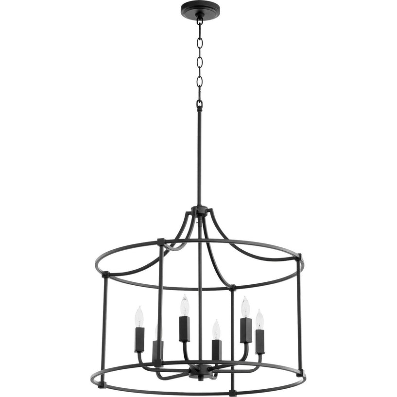Quorum - 646-6-69 - Six Light Nook - Olympus - Textured Black