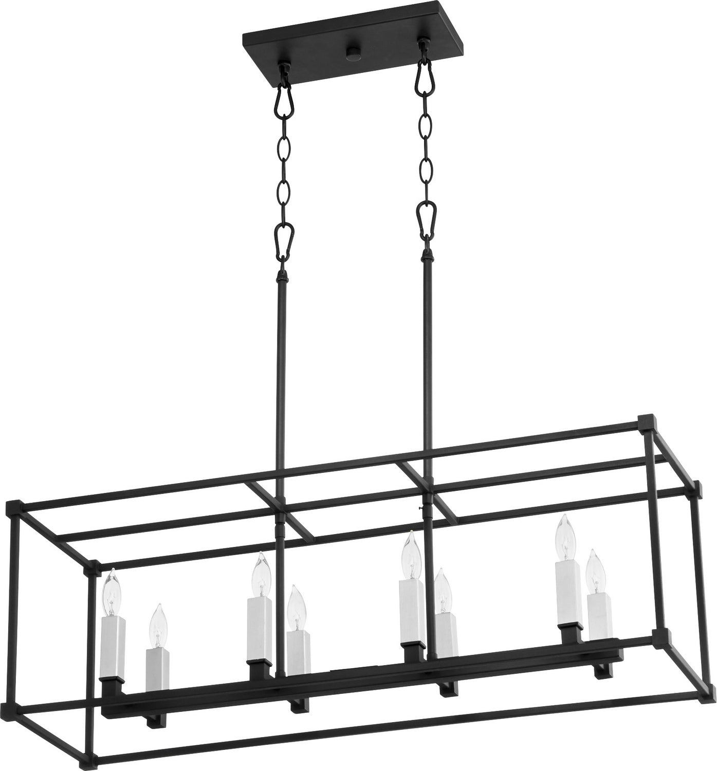 Quorum - 656-8-69 - Eight Light Pendant - Olympus - Textured Black