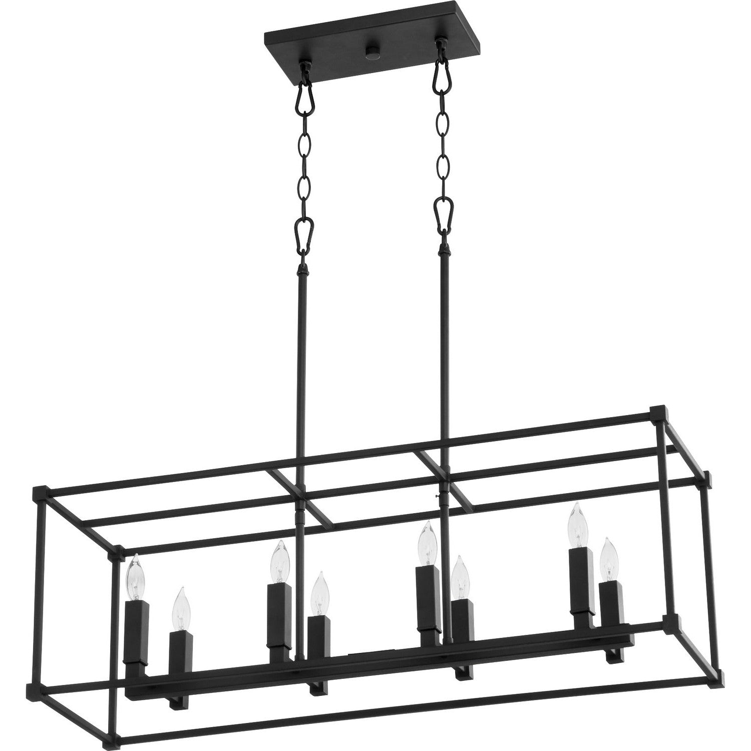 Quorum - 656-8-69 - Eight Light Pendant - Olympus - Textured Black