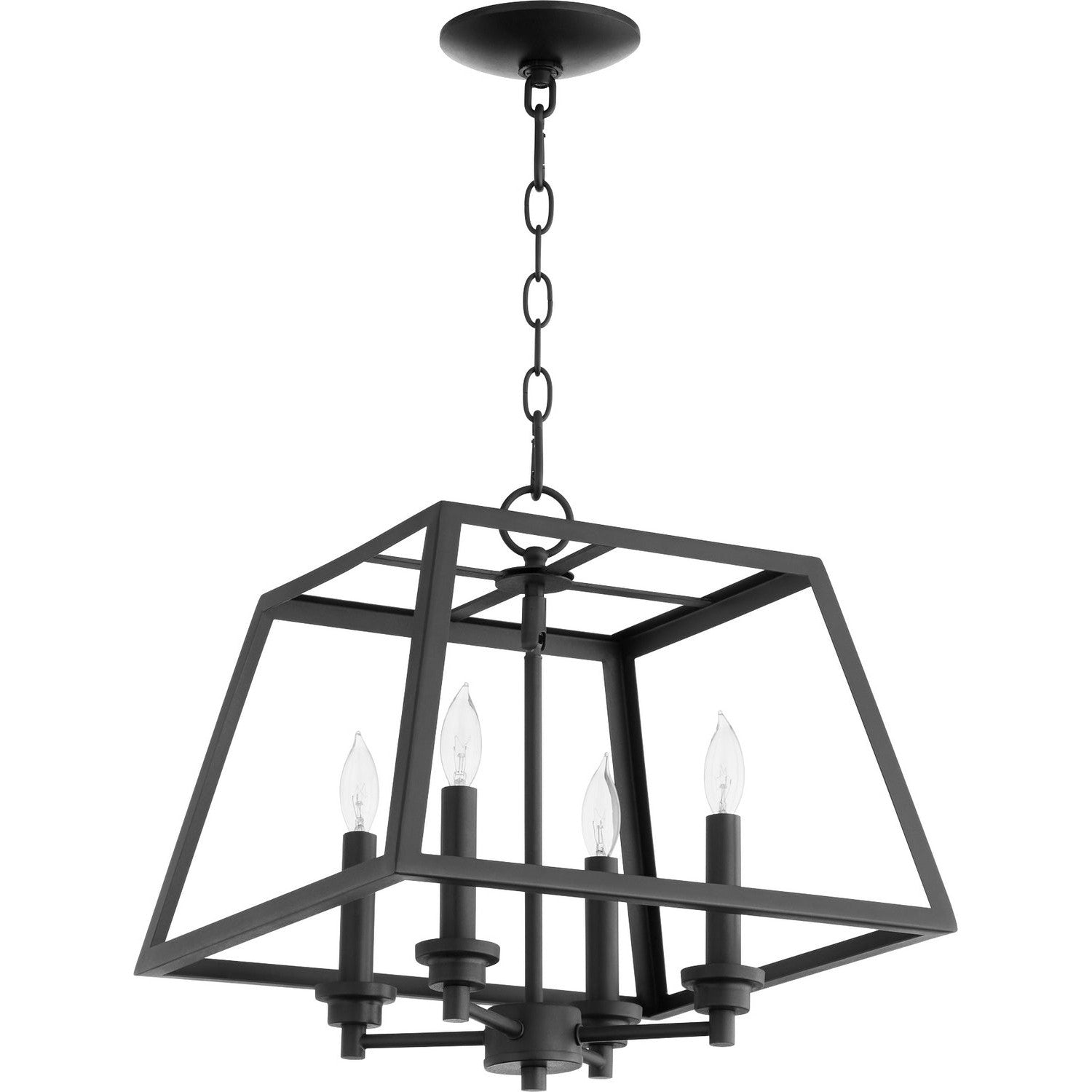Quorum - 675-4-69 - Four Light Pendant - Textured Black