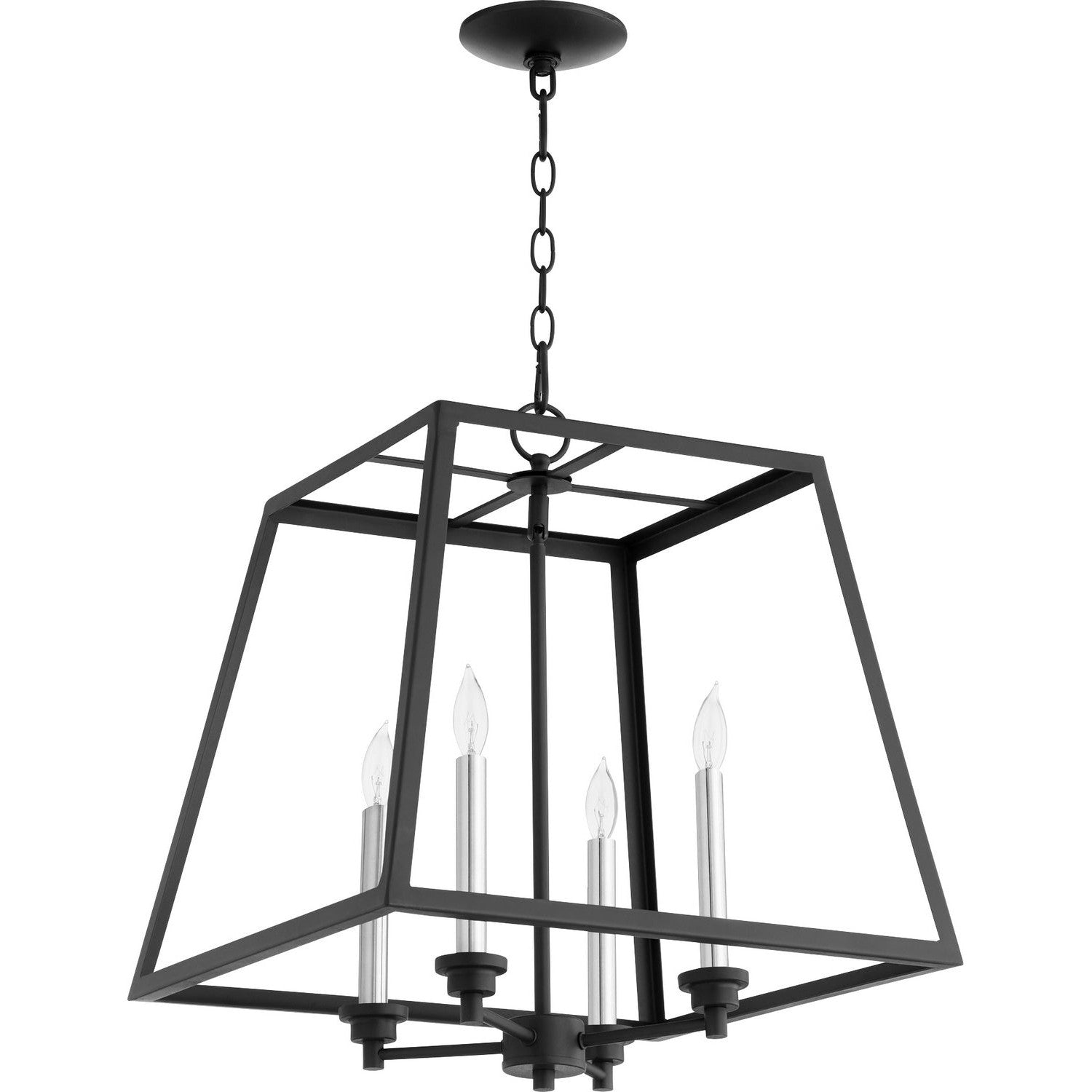 Quorum - 676-4-69 - Four Light Pendant - Textured Black
