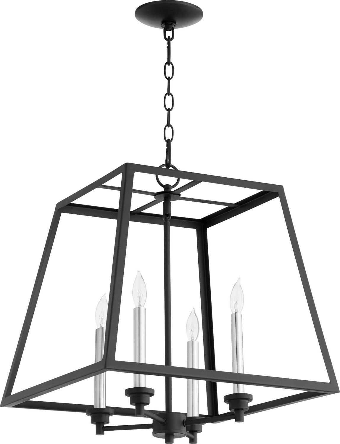 Quorum - 676-4-69 - Four Light Pendant - Textured Black