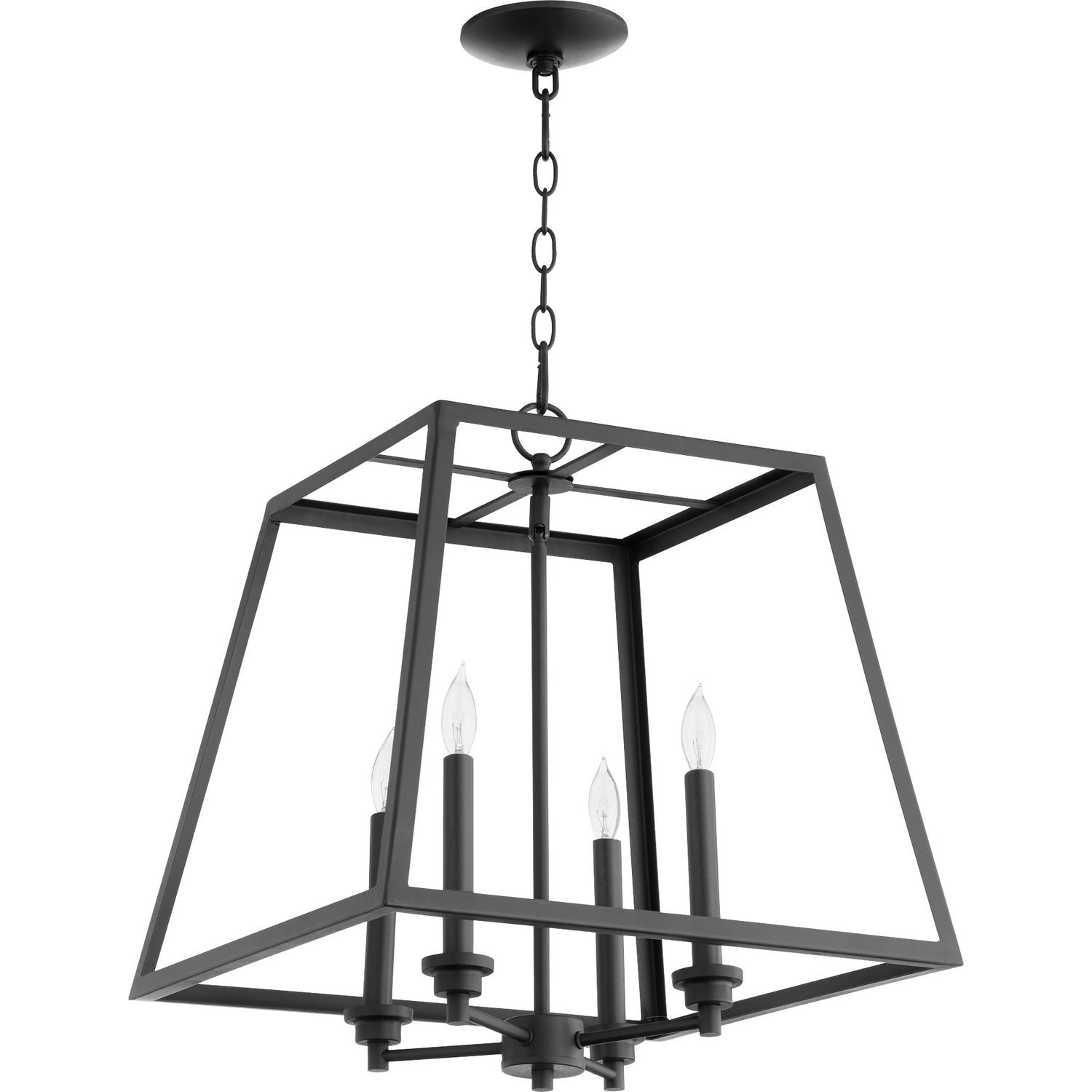 Quorum - 676-4-69 - Four Light Pendant - Textured Black