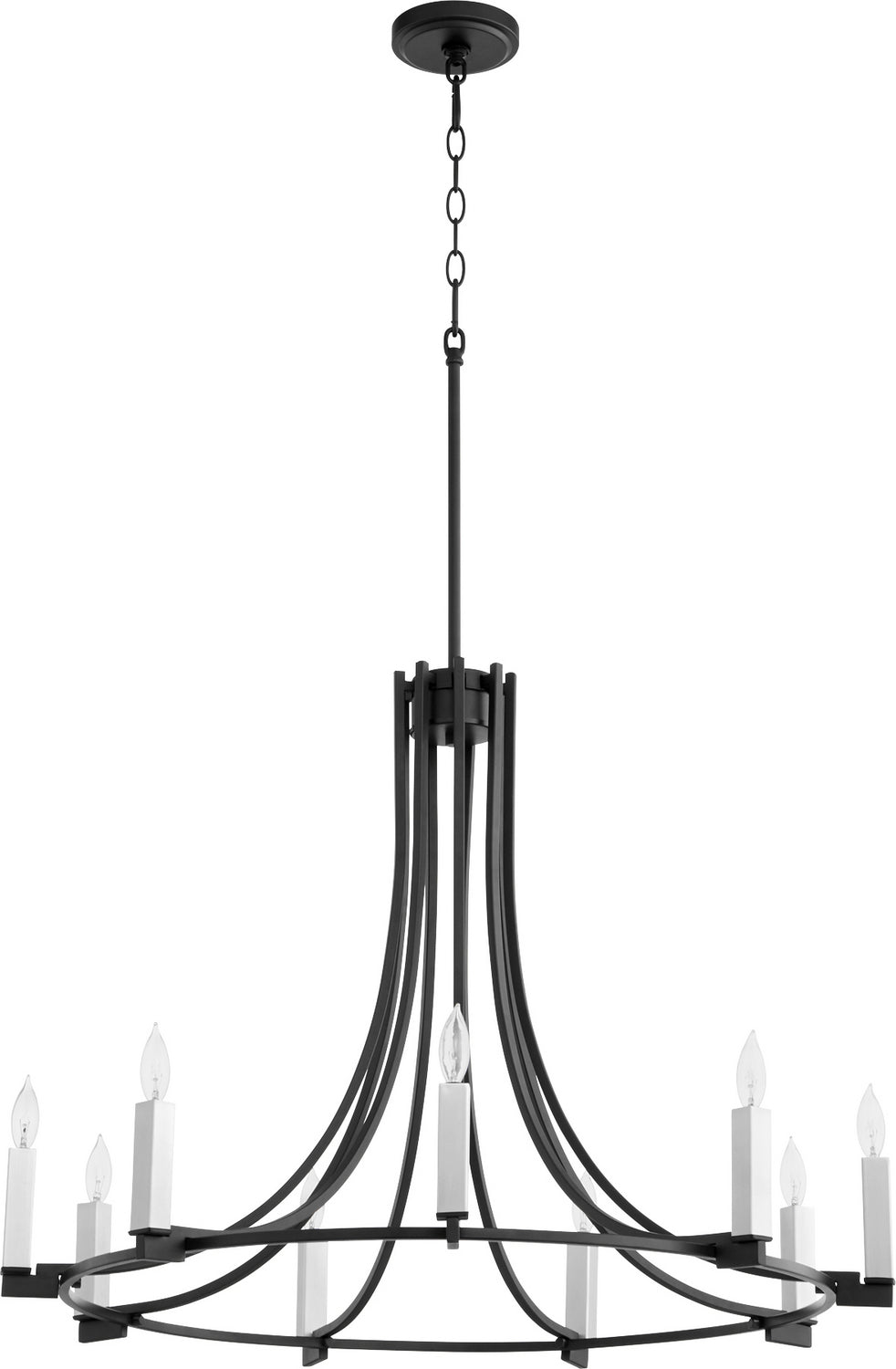 Quorum - 696-9-69 - Nine Light Chandelier - Olympus - Textured Black