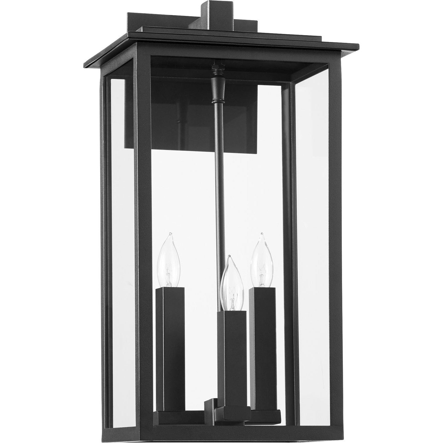Quorum - 7027-3-69 - Three Light Wall Mount - Westerly - Textured Black