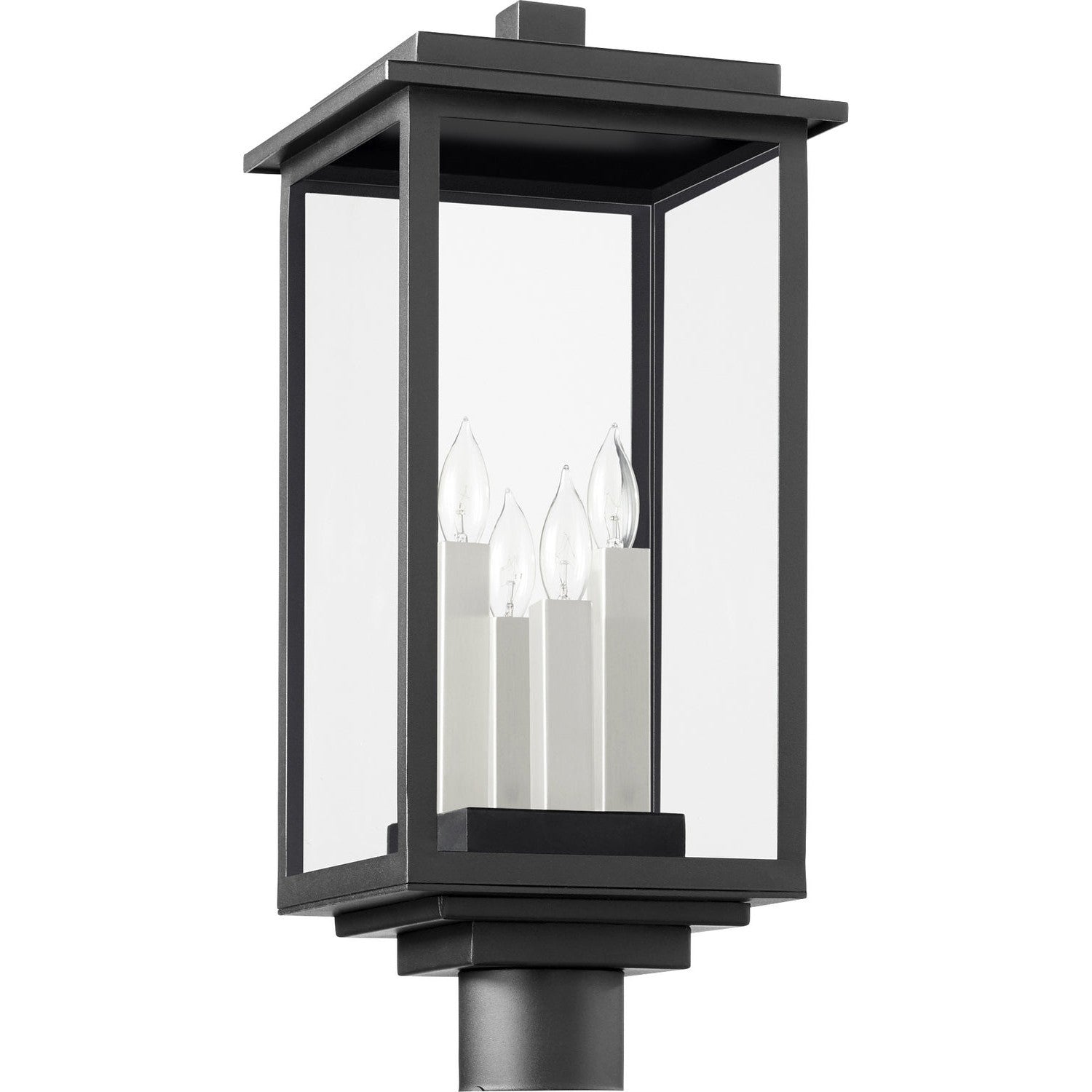 Quorum - 7029-4-69 - Four Light Post Mount - Westerly - Textured Black