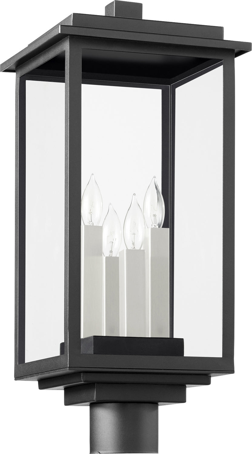 Quorum - 7029-4-69 - Four Light Post Mount - Westerly - Textured Black