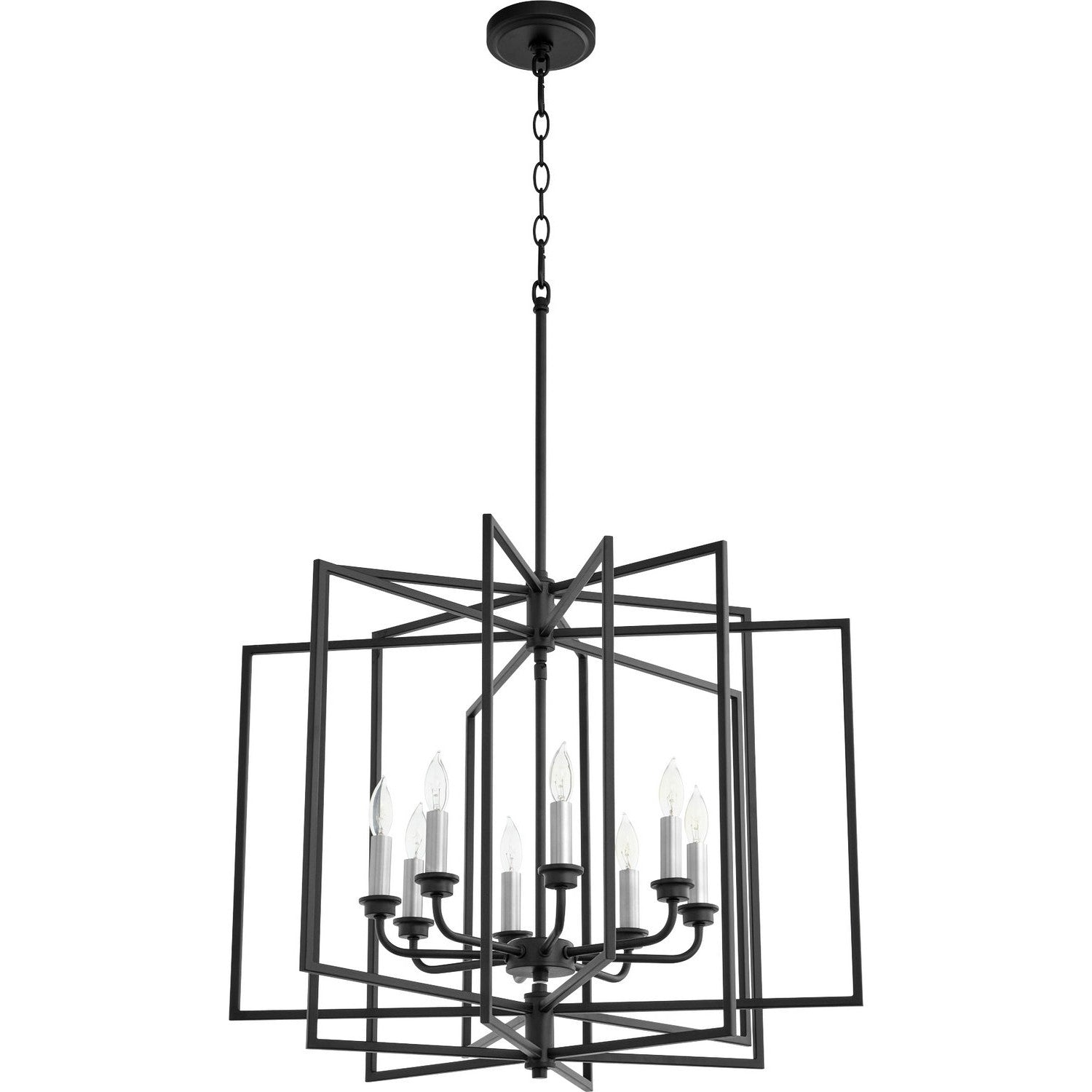 Quorum - 888-8-69 - Eight Light Pendant - Hammond - Textured Black