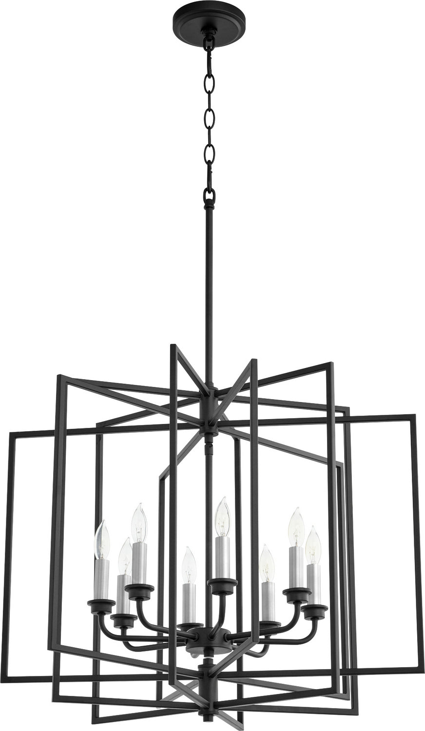 Quorum - 888-8-69 - Eight Light Pendant - Hammond - Textured Black