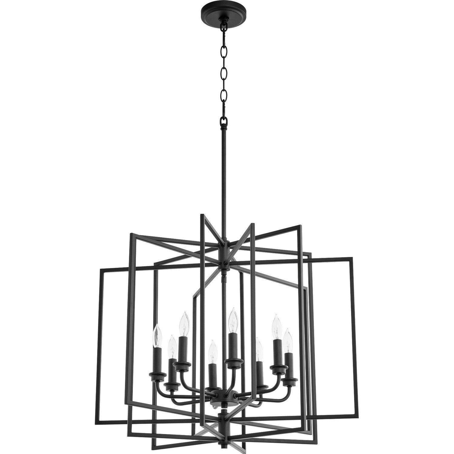 Quorum - 888-8-69 - Eight Light Pendant - Hammond - Textured Black