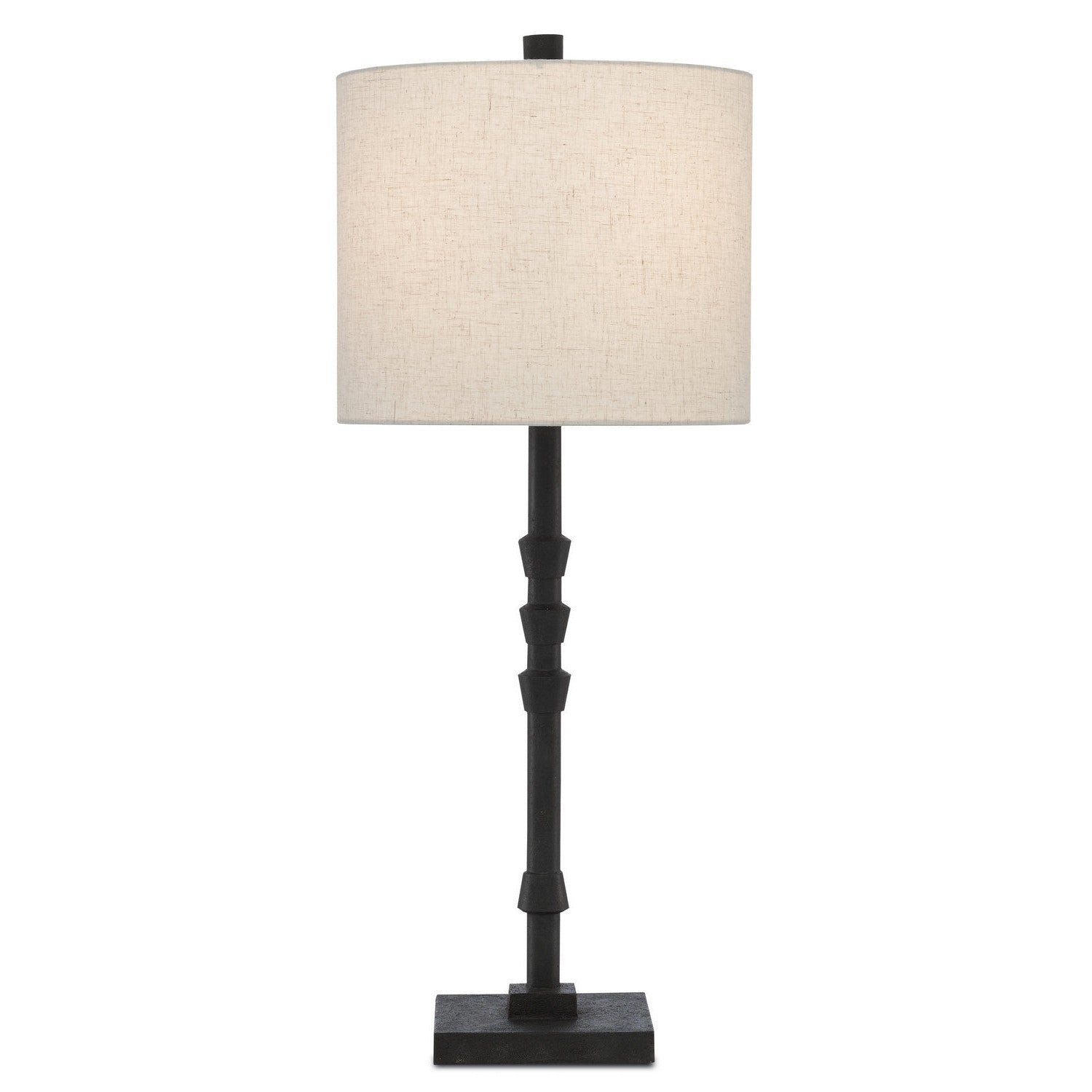 Currey and Company - 6000-0344 - One Light Table Lamp - Lohn Collection - Molé Black