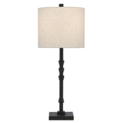 Currey and Company - 6000-0344 - One Light Table Lamp - Lohn Collection - Molé Black