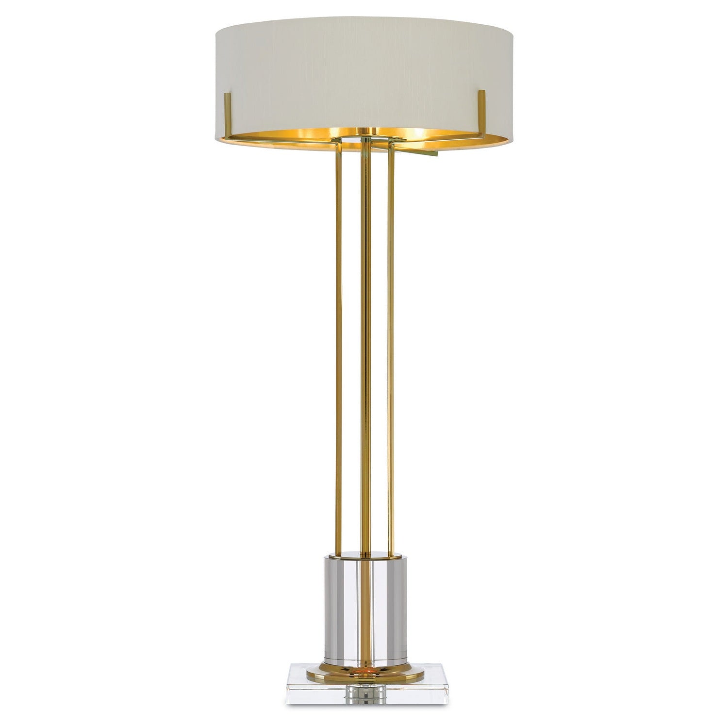 Currey and Company - 6000-0355 - LED Table Lamp - Winsland Brass Table Lamp - Polished Brass/Clear