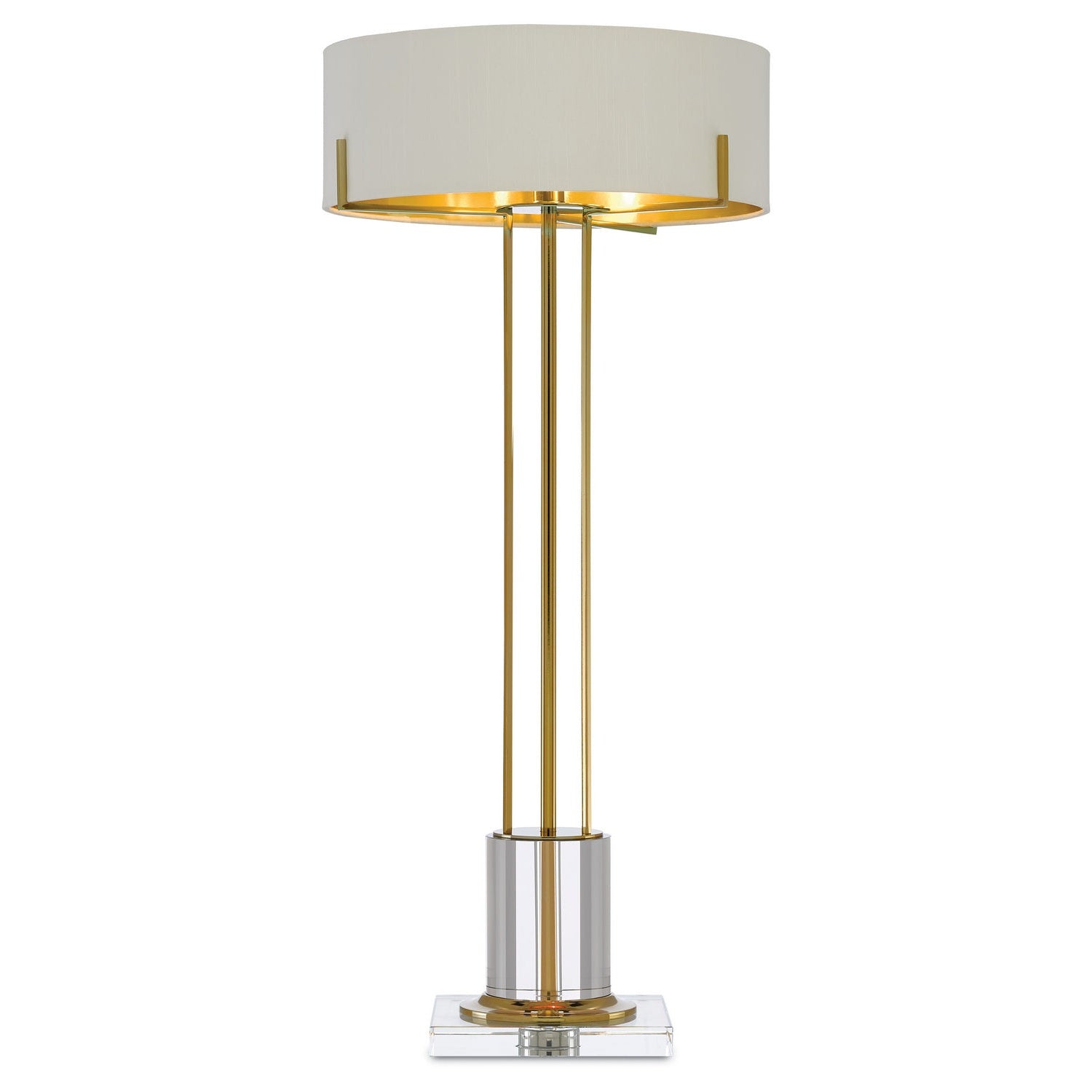 Currey and Company - 6000-0355 - LED Table Lamp - Winsland Brass Table Lamp - Polished Brass/Clear